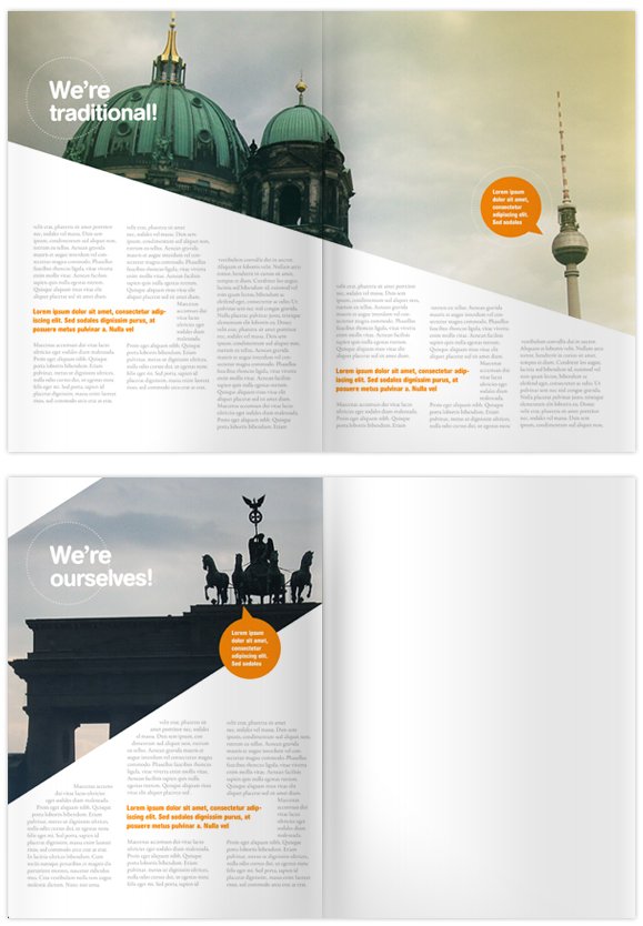 Travel Magazine by Bartosz Kwiecień on Behance. Подобный макет может быть воссоздан при помощи CSS-форм и регионов